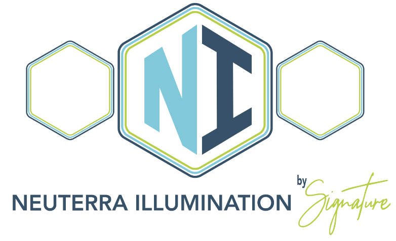 Logo of Neuterra Illumination by Signature on a white background